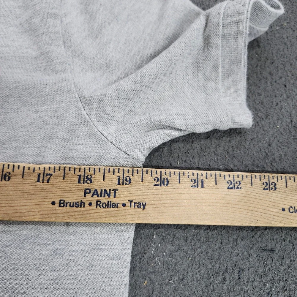 Polo Ralph Lauren Youth XL 18-20 Gray Mesh Polo Shirt Short Sleeve Pony Logo